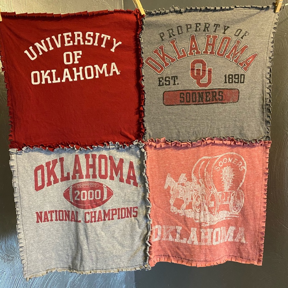 Boomer Sooner Baby Blanket